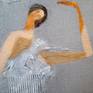 "Ballerina" is an original painting by Georgian artist Gia Revazi. Size 61x46cm. Painting is signed.
Free improvisation in dance
