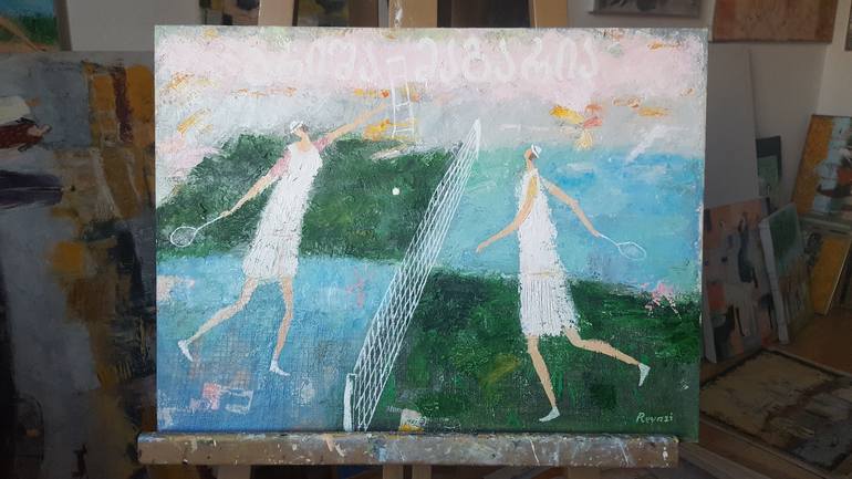 Original Expressionism Sport Painting by Gia Revazi