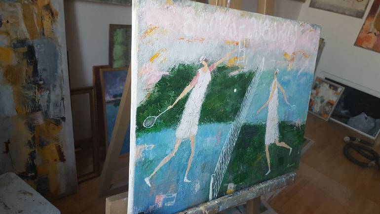 Original Sport Painting by Gia Revazi