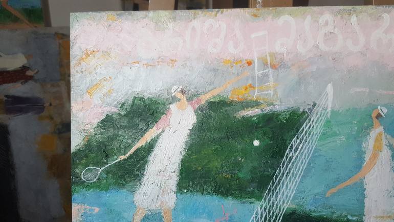 Original Expressionism Sport Painting by Gia Revazi