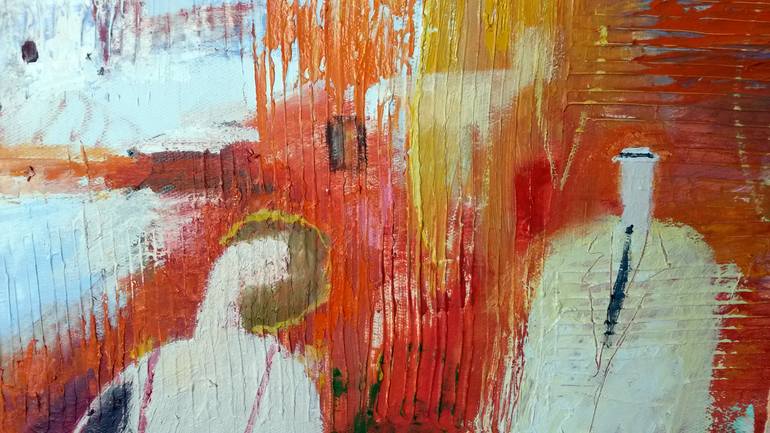 Original Expressionism Transportation Painting by Gia Revazi
