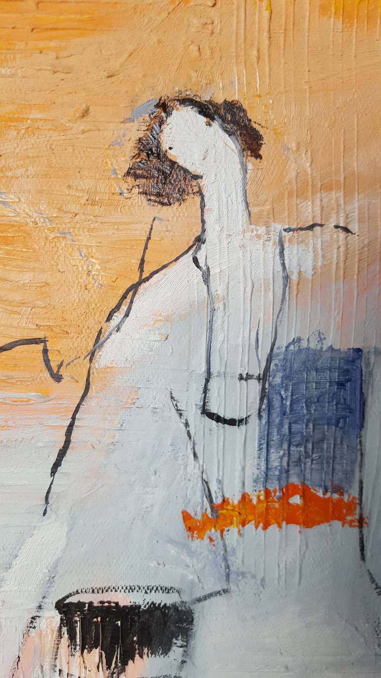 Original Abstract Expressionism Pop Culture/Celebrity Painting by Gia Revazi