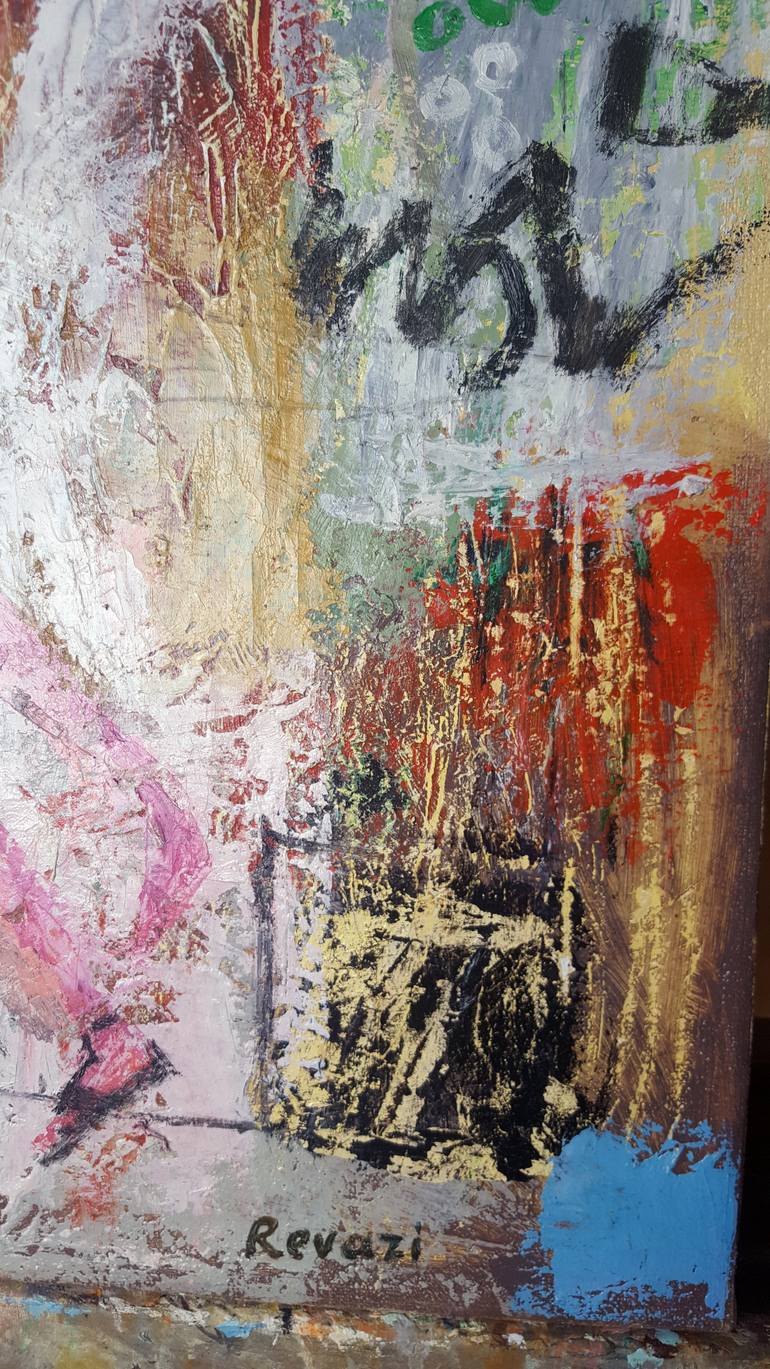 Original Expressionism Love Painting by Gia Revazi