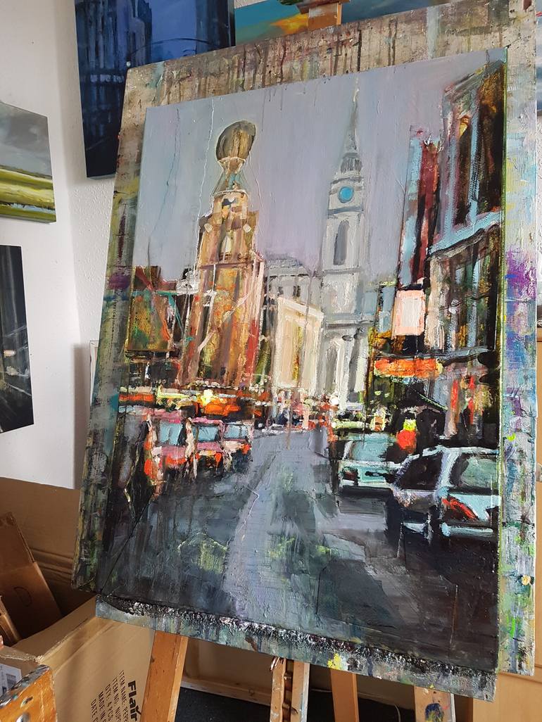 Original Cities Painting by Paul Mitchell