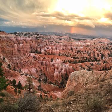 Bryce Canyon with Distant Rainbow - Limited Edition of 9 thumb