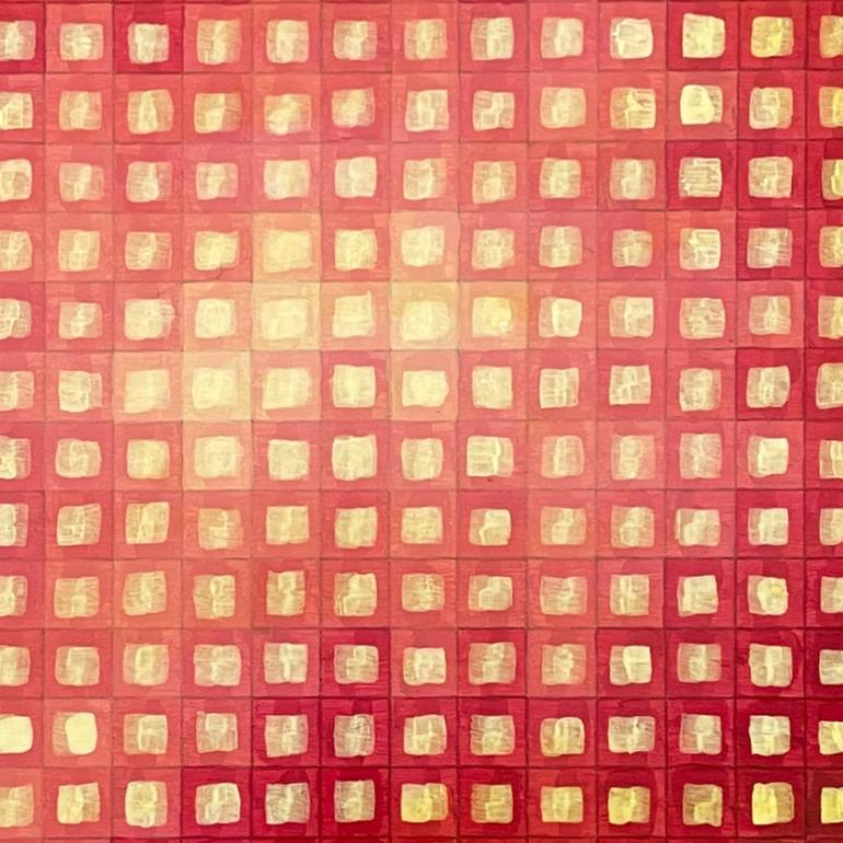 Original Abstract Geometric Painting by Sylvain Collette