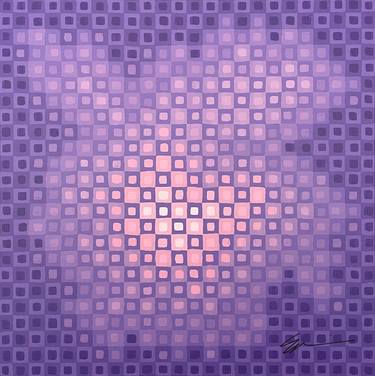 Original Geometric Abstract Painting by Sylvain Collette