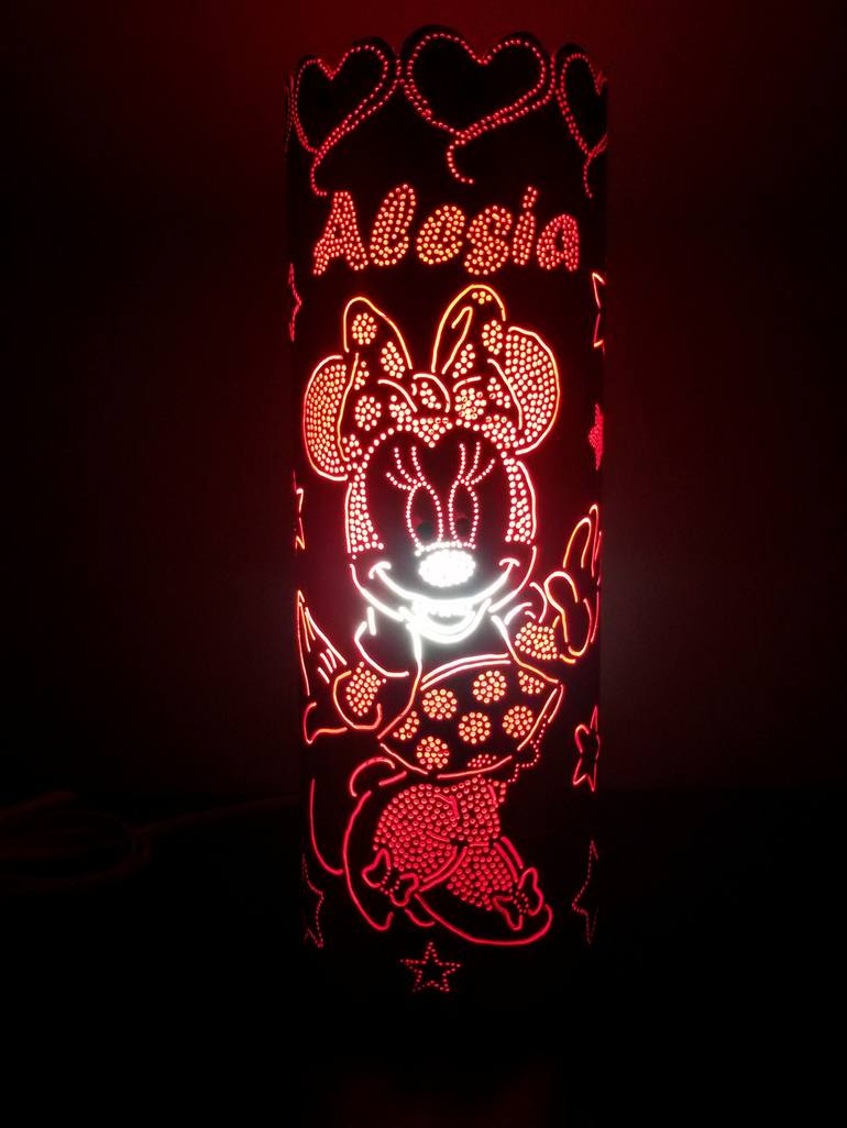 Lamp Minnie Disney handmade - Print