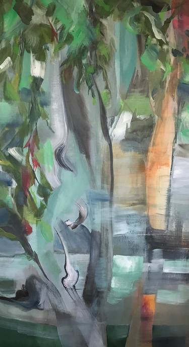 Original Abstract Expressionism Nature Paintings by Maria-Josephin Hagewald