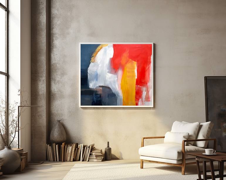 Original Abstract Expressionism Abstract Painting by Maria-Josephin Hagewald