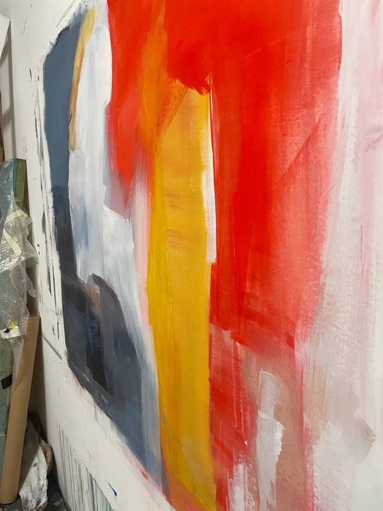 Original Abstract Expressionism Abstract Painting by Maria-Josephin Hagewald