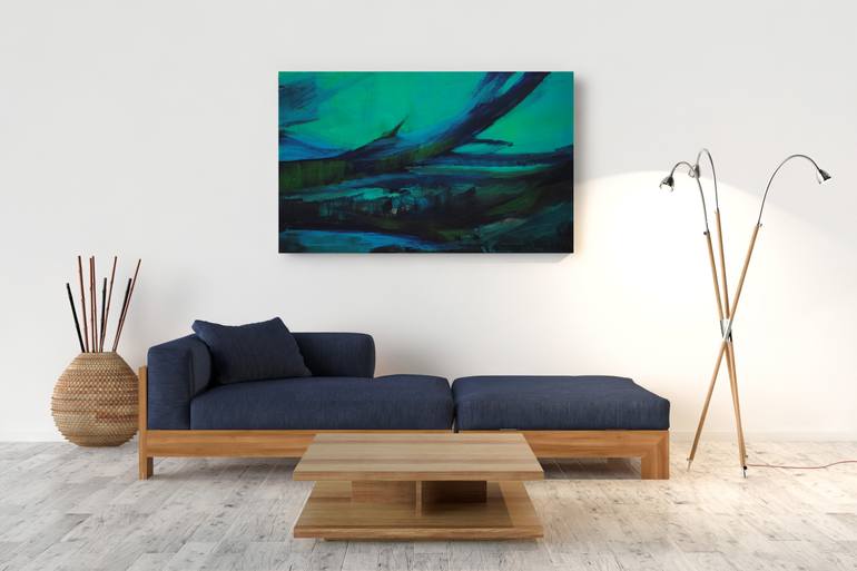 Original Abstract Expressionism Abstract Painting by Maria-Josephin Hagewald