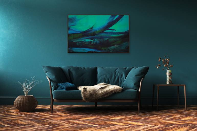 Original Abstract Expressionism Abstract Painting by Maria-Josephin Hagewald