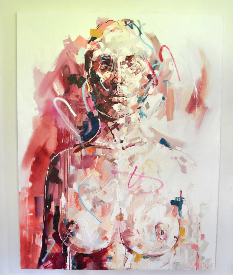 Original Figurative People Painting by Hatty Butler