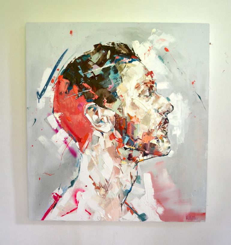 Original Figurative People Painting by Hatty Butler