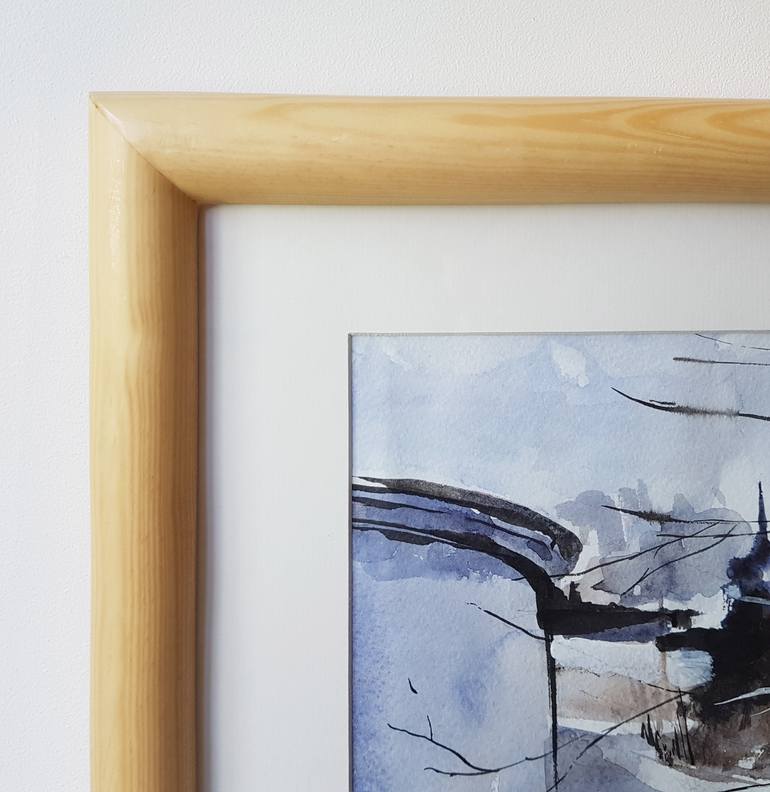 Original Documentary Architecture Painting by Yulia Krasovska
