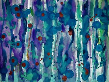 Original Abstract Expressionism Abstract Paintings by Lou Ann Branz