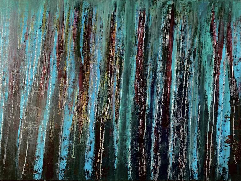 Original Expressionism Abstract Painting by Lou Ann Branz