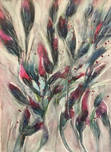 Original Floral Paintings by Lou Ann Branz