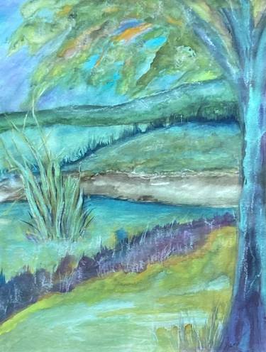 Original Expressionism Landscape Paintings by Lou Ann Branz