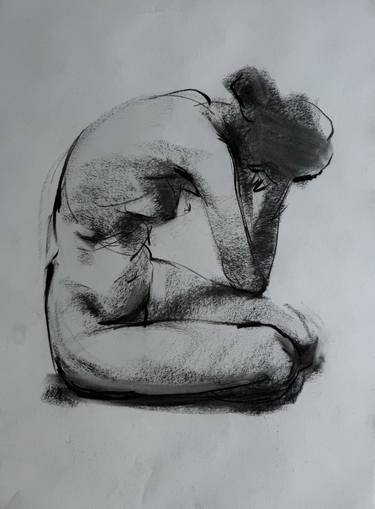 Original Figurative Body Drawings by Satenik Ghulijanyan