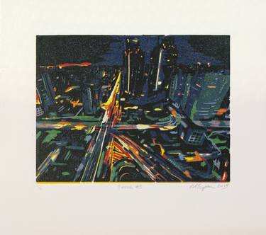 Original Fine Art Cities Printmaking by Martyn Thompson