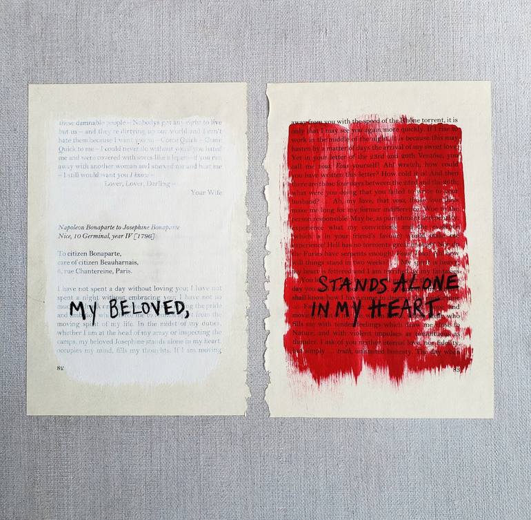 Original Conceptual Love Paintings by Cynthia Grow