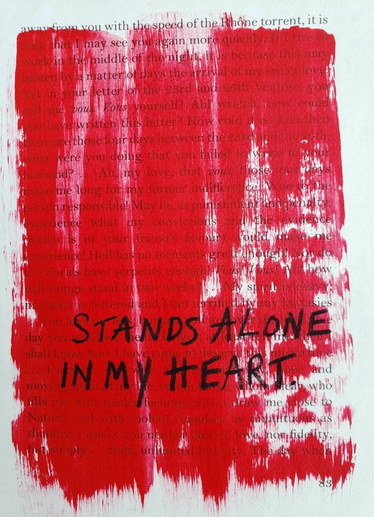 Original Conceptual Love Painting by Cynthia Grow