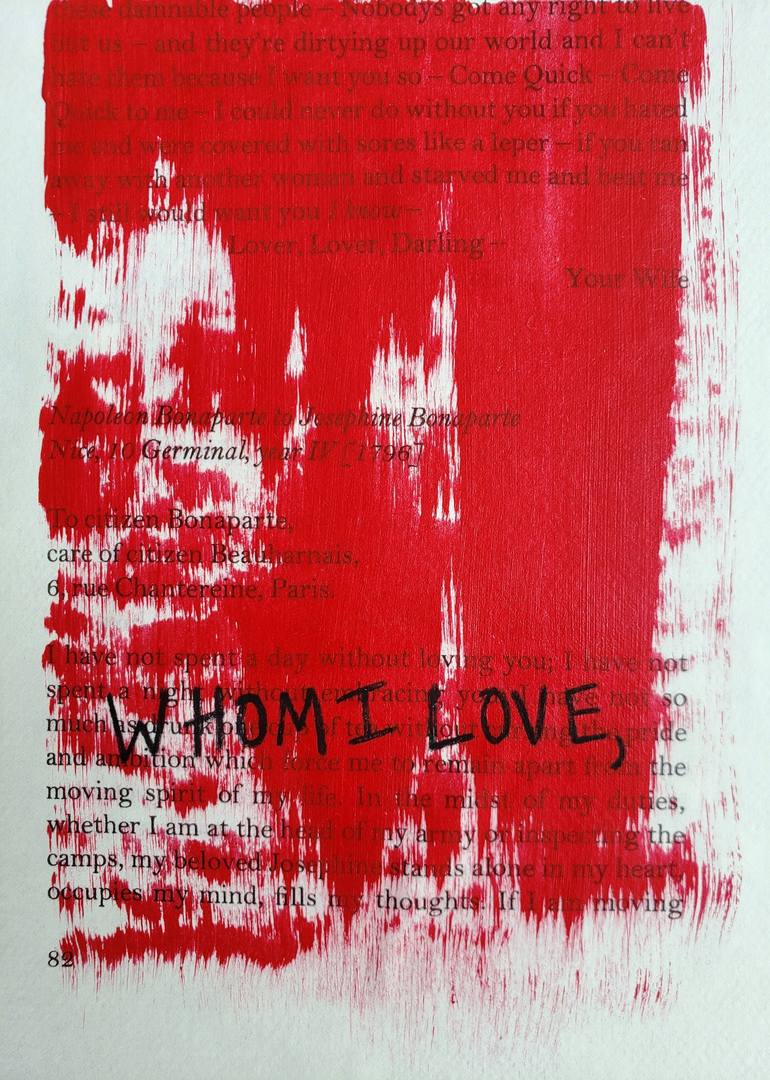 Original Conceptual Love Painting by Cynthia Grow
