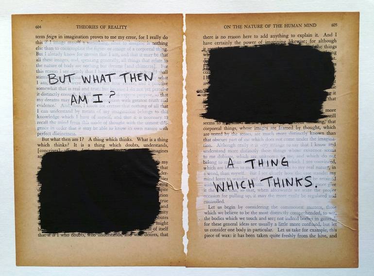 Original Conceptual Language Collage by Cynthia Grow