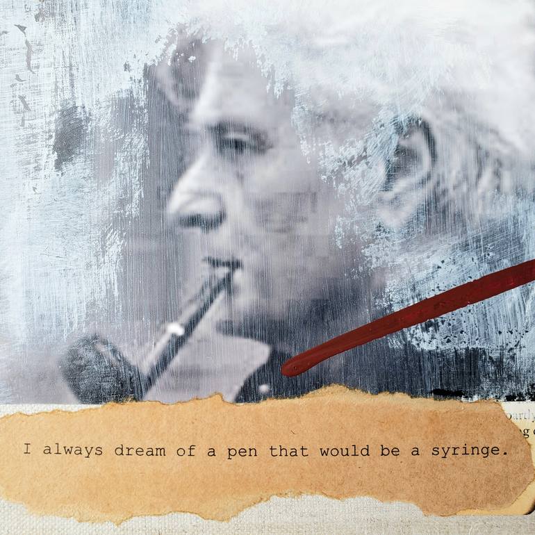 Original Conceptual Language Collage by Cynthia Grow