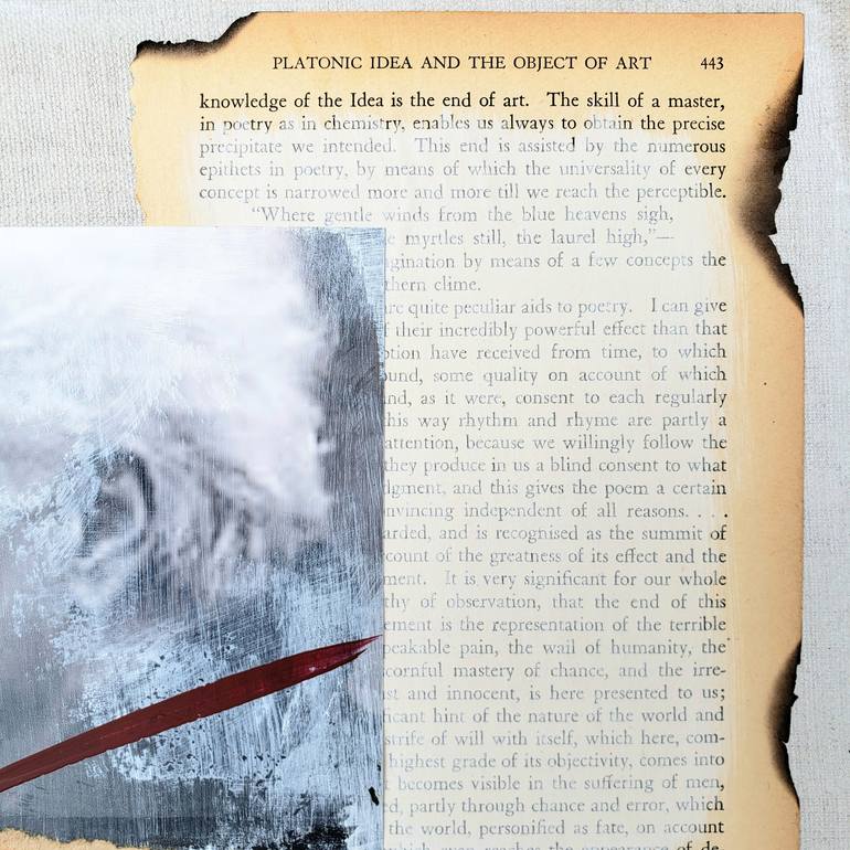 Original Conceptual Language Collage by Cynthia Grow