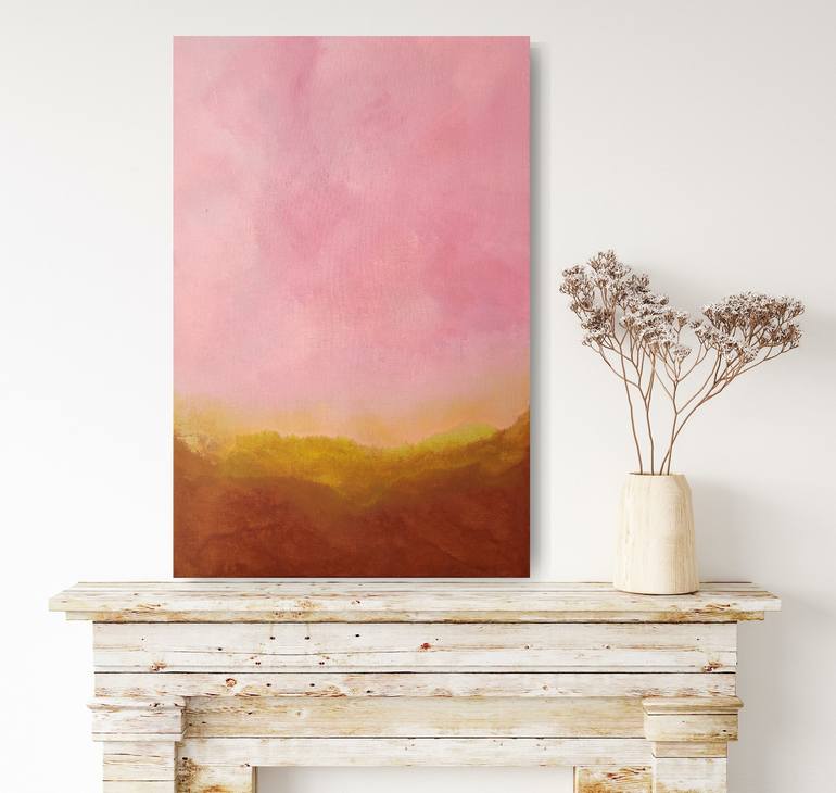 Original Abstract Expressionism Landscape Painting by Cynthia Grow