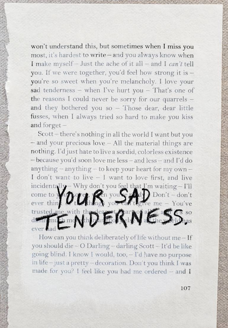 Original Conceptual Love Painting by Cynthia Grow