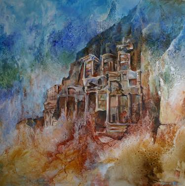 Original Impressionism Architecture Paintings by Angelique van den Born