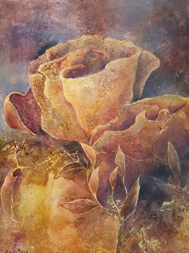 Original Floral Paintings by Angelique van den Born