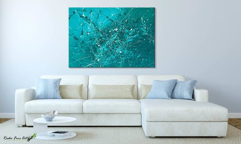 Original Abstract Painting by Jan Rasiewicz - Rasko