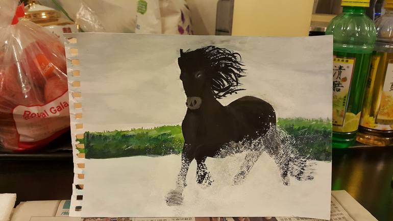 Original Animal Painting by JD Duran