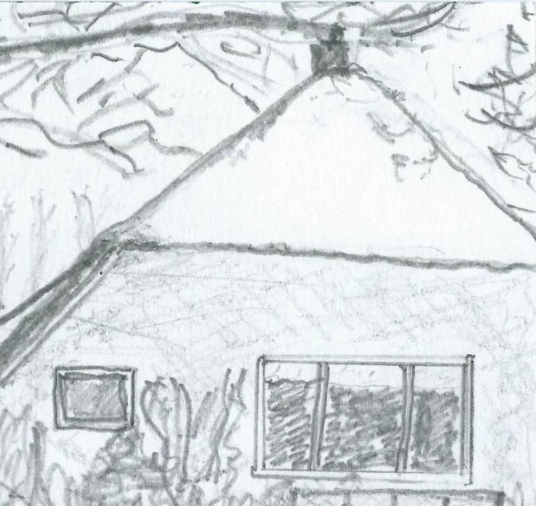 Original Home Drawing by JD Duran