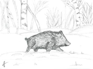 Print of Animal Drawings by JD Duran