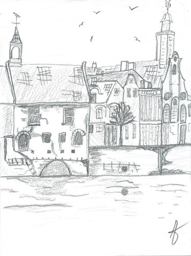 Zakkendragershuisje, Delfshaven. Original drawing thumb