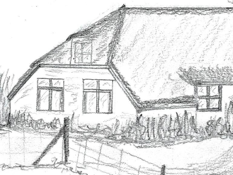 Original Rural life Drawing by JD Duran
