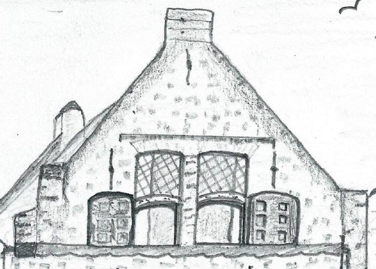 Original Architecture Drawing by JD Duran