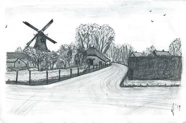 Original Landscape Drawings by JD Duran