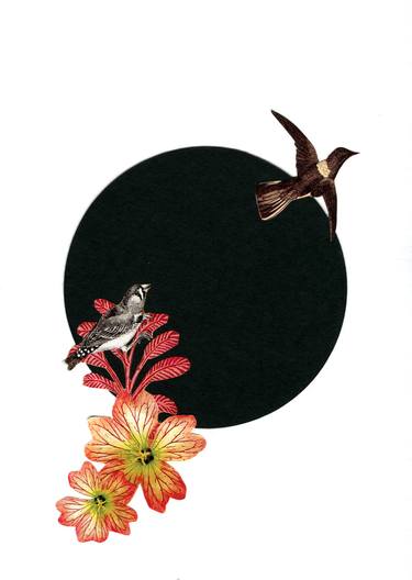 Original Illustration Animal Collage by Carolina Orozco