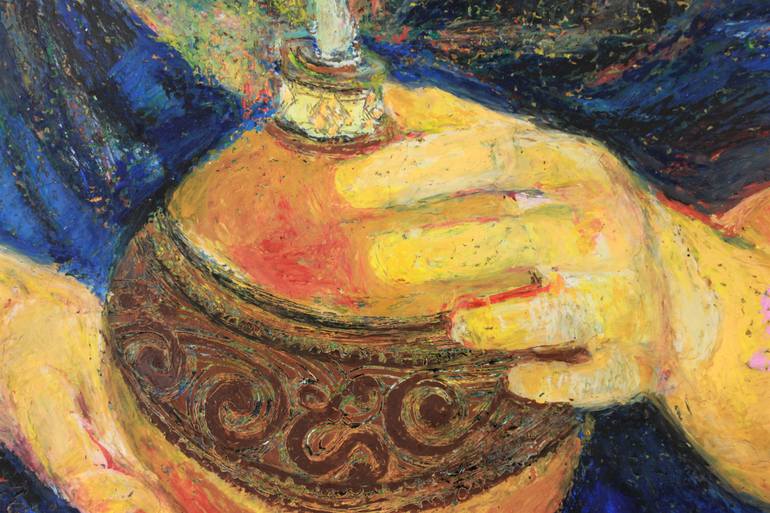 Original Expressionism Still Life Painting by R Tinkler