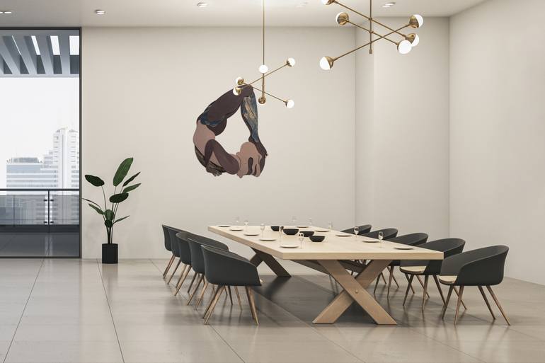 Original Abstract Body Sculpture by Gabrielius Mackevicius