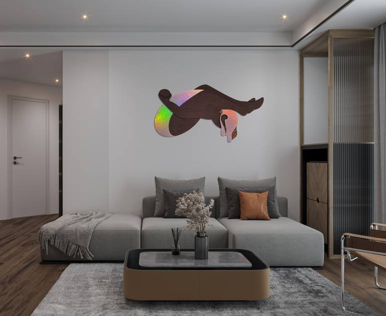 Original Abstract Body Sculpture by Gabrielius Mackevicius