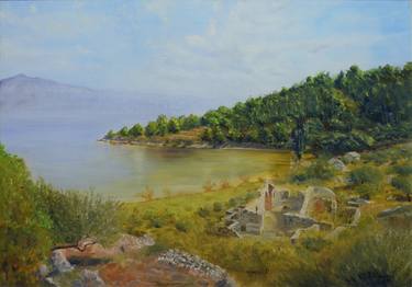 Original oil painting - realistic Croatian seascape thumb