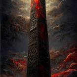Bloodstone Obelisk by Coty Schwabe